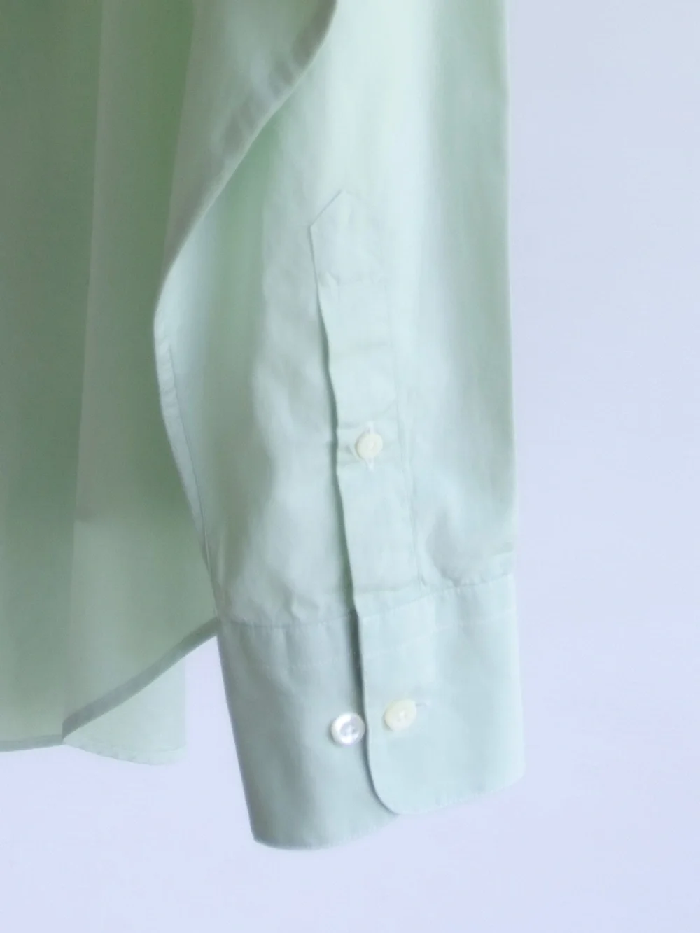 Comme Si La Shirt Classica Sage Poplin Cotton Like New - Picture 5 of 6